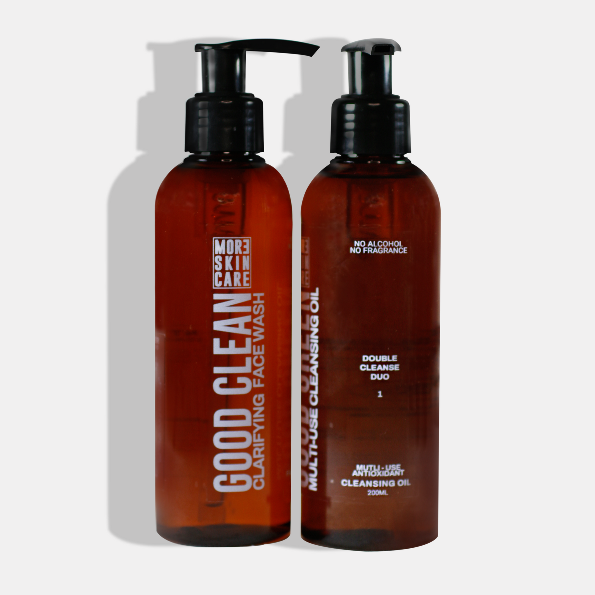 Double cleanse Duo - Multi-Use Oil + Facial Wash 200ml x2