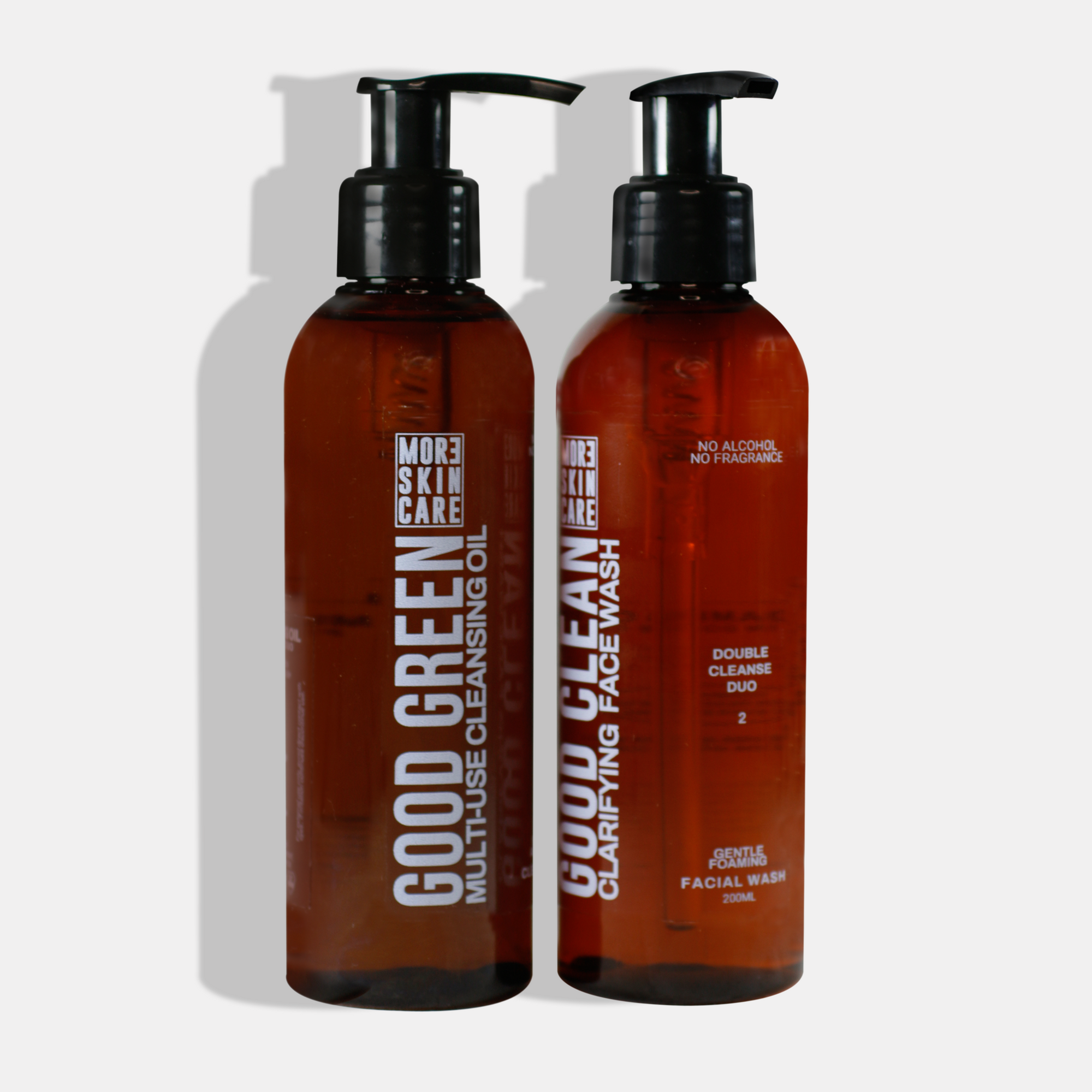 Double cleanse Duo - Multi-Use Oil + Facial Wash 200ml x2